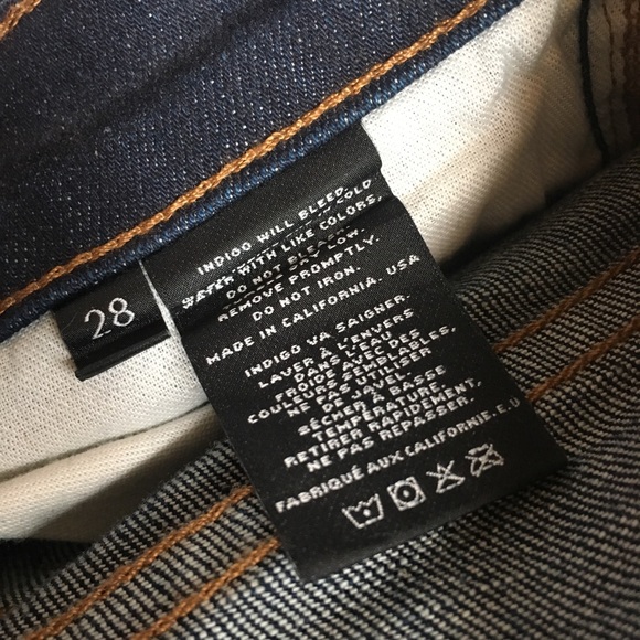 J Brand Mid Rise Skinny Leg League Jean straight 28 - Picture 3 of 6